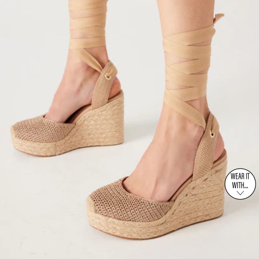 Steve Madden locket bronze espadrille orig: 130